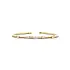 Diamond cuff bracelet made of 18kt yellow gold, 0,79 ct