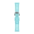 Ice blue silicone strap Tissot 21 mm XS T852.049.329