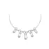 Women’s white gold necklace
