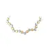 Elegant women’s necklace in two-tone gold