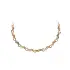 Elegant women’s necklace in two-tone gold