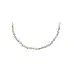 Elegant women’s necklace in two-tone gold