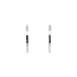 Elegant two-tone gold hoop earrings