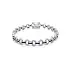Elegant women’s white gold bracelet with Swarovski crystals