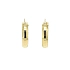 Elegant gold hoop earrings