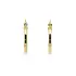 Elegant gold hoop earrings