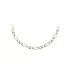 Women’s Two-Tone Gold Necklace with Oval Elements