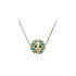 Exclusive Gold Pendant with Turquoise
