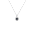Exclusive Gold Necklace with Sapphire and Diamonds