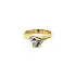Exclusive Two-Tone Gold Ring with Diamond