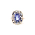 Colorful Harmony of Tanzanites, Sapphires and Diamonds in Rose Gold