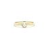 Minimalist Yellow Gold Engagement Ring with Diamond