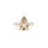18kt Rose Gold Ring with Tourmaline and Diamonds