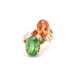 18kt Gold Ring with Tourmalines, Sapphires and Diamonds