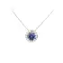 White Gold Necklace with Tanzanite and Diamonds