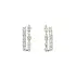 White Gold Earrings with Brilliant and Marquise-Cut Diamonds