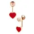 Gold Earrings Chopard Happy Hearts 83A082-5801