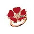 Gold Ring Chopard Happy Hearts Flower 82A085-5811