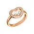 Gold Ring Chopard Happy Diamonds 82A611-5211