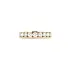 18K Rose Gold Diamond Ring – Half-Eternity Style