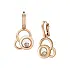 Gold Earrings Chopard Happy Diamonds 839769-5001