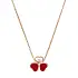 Gold Chopard Happy Hearts Necklace 81A083-5811