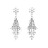 White Gold Diamond Chandelier Earrings