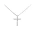 Gold Pendant Cross with Diamonds