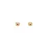 Gold Polished Ball Stud Earrings