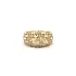 Gold Mosaic Texture Ring