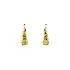 Gold Earrings with Citrine