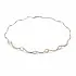 Two-Tone Gold Necklace with Zirconia