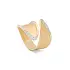 Gold ring Marco Bicego Lunaria Twist AB661 B YW Q6