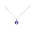 Pendant in 18k white gold with tanzanite 1.10 ct