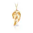 Gold Pendant with Diamonds Carrera y Carrera Hechizo Romance