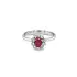Gold Ring with Ruby and Diamonds