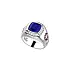 Gold Ring Zancan Couture Sapphire EA317BR