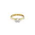 Gold Engagement Ring with Diamond