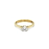 Gold Engagement Ring with Diamond