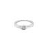 Gold Engagement Ring with Diamonds