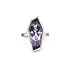Gold Ring with Amethyst and Diamonds