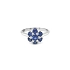 Gold Ring with Sapphires and Diamonds