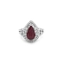 Gold Ring with Ruby and Diamonds