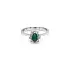 Gold Ring with Emerald and Diamonds
