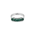 Gold Ring with Emeralds
