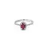 Gold Ring with Ruby and Diamonds