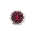 Gold Ring with Rubies and Diamonds