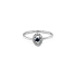 Gold Ring with Sapphire and Diamonds