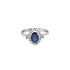 Gold Ring with Sapphire and Diamonds