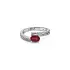 Gold Ring with Ruby and Diamonds